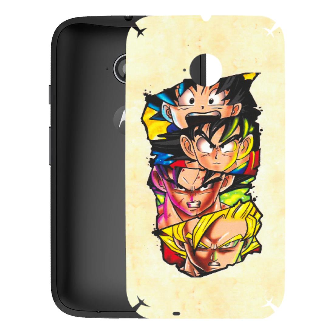 Motorola Phone Skins (All Models) - Angry Multi Anime - Matte Finish (M-113) Motorola Moto E2