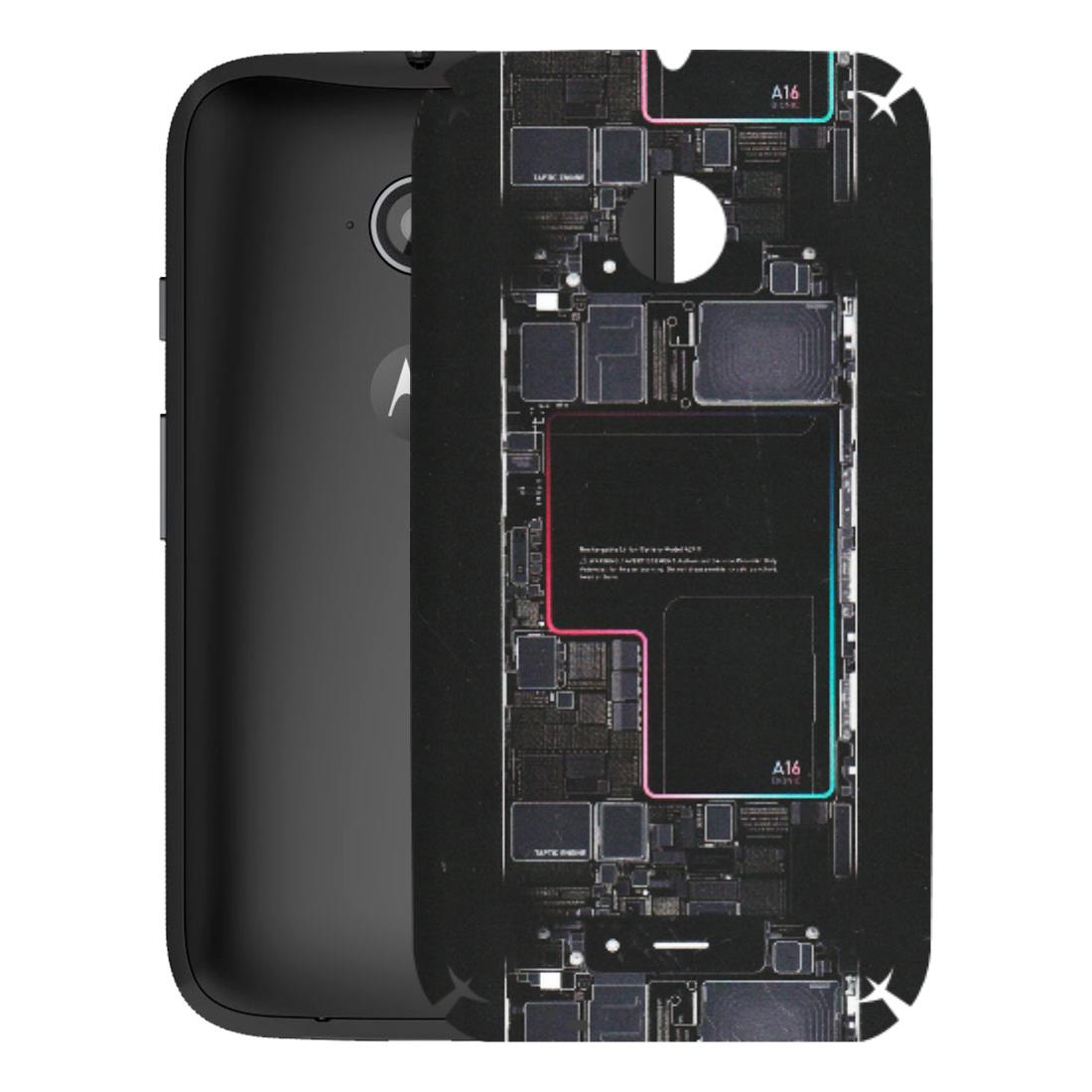 Motorola Phone Skins (All Models) - Motherboard Circuit Layout - Matte Finish (M-117) Motorola Moto E2