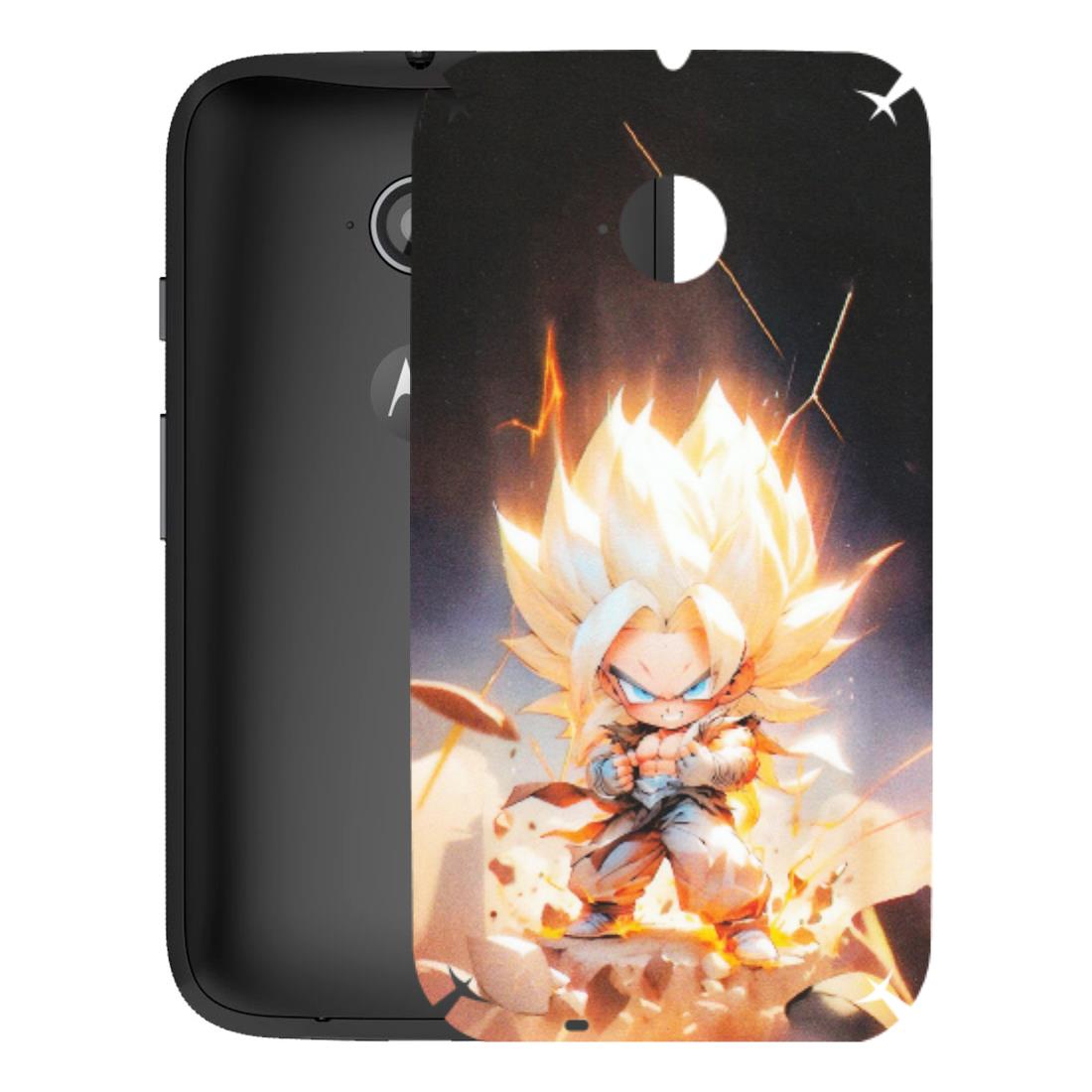 Motorola Phone Skins (All Models) - Goku Dragon Cute Anime - Matte Finish (M-131) Motorola Moto E2