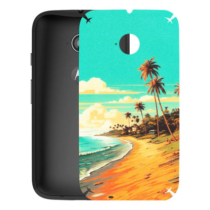 Motorola Phone Skins (All Models) - Miami Beach - Matte Finish (M-136) Motorola Moto E2