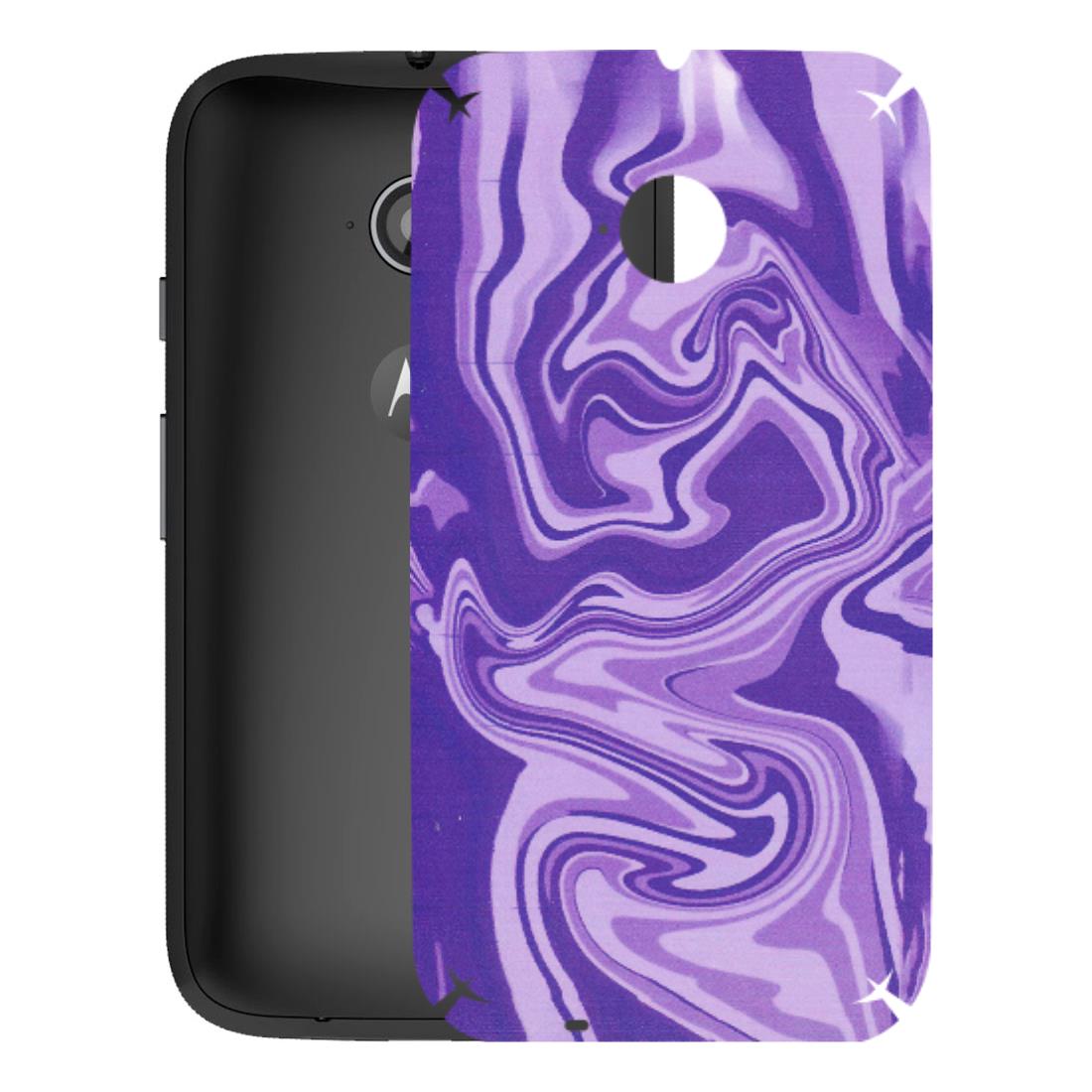 Motorola Phone Skins (All Models) - Hazy Purple Nights - Matte Finish (M-14) Motorola Moto E2