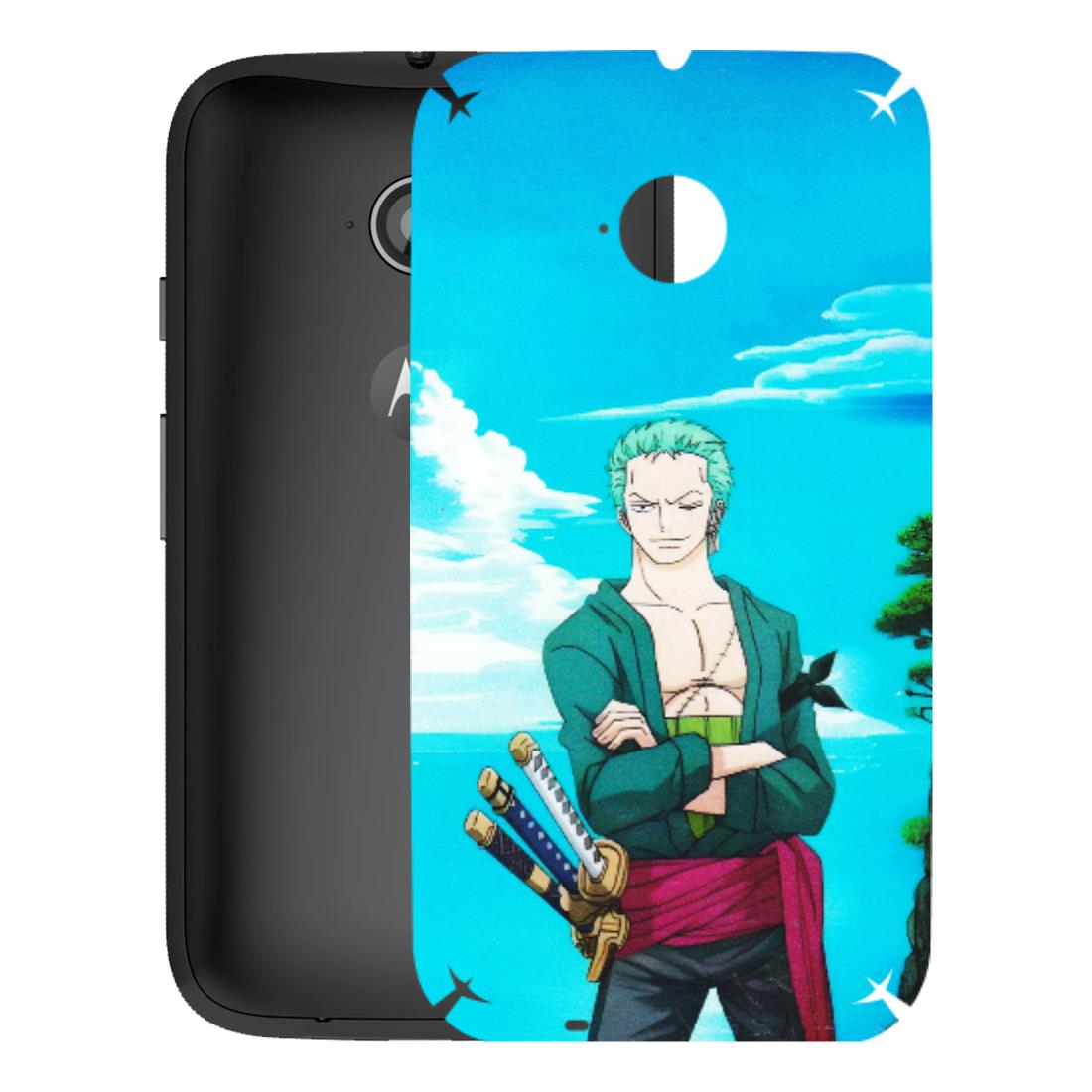 Motorola Phone Skins (All Models) - Cool Swordman Zoro Anime - Matte Finish (M-143) Motorola Moto E2