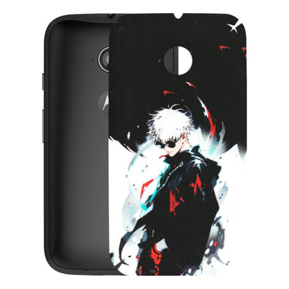 Motorola Phone Skins (All Models) - Gojo Powerful Charater Kaisen Anime - Matte Finish (M-144) Motorola Moto E2