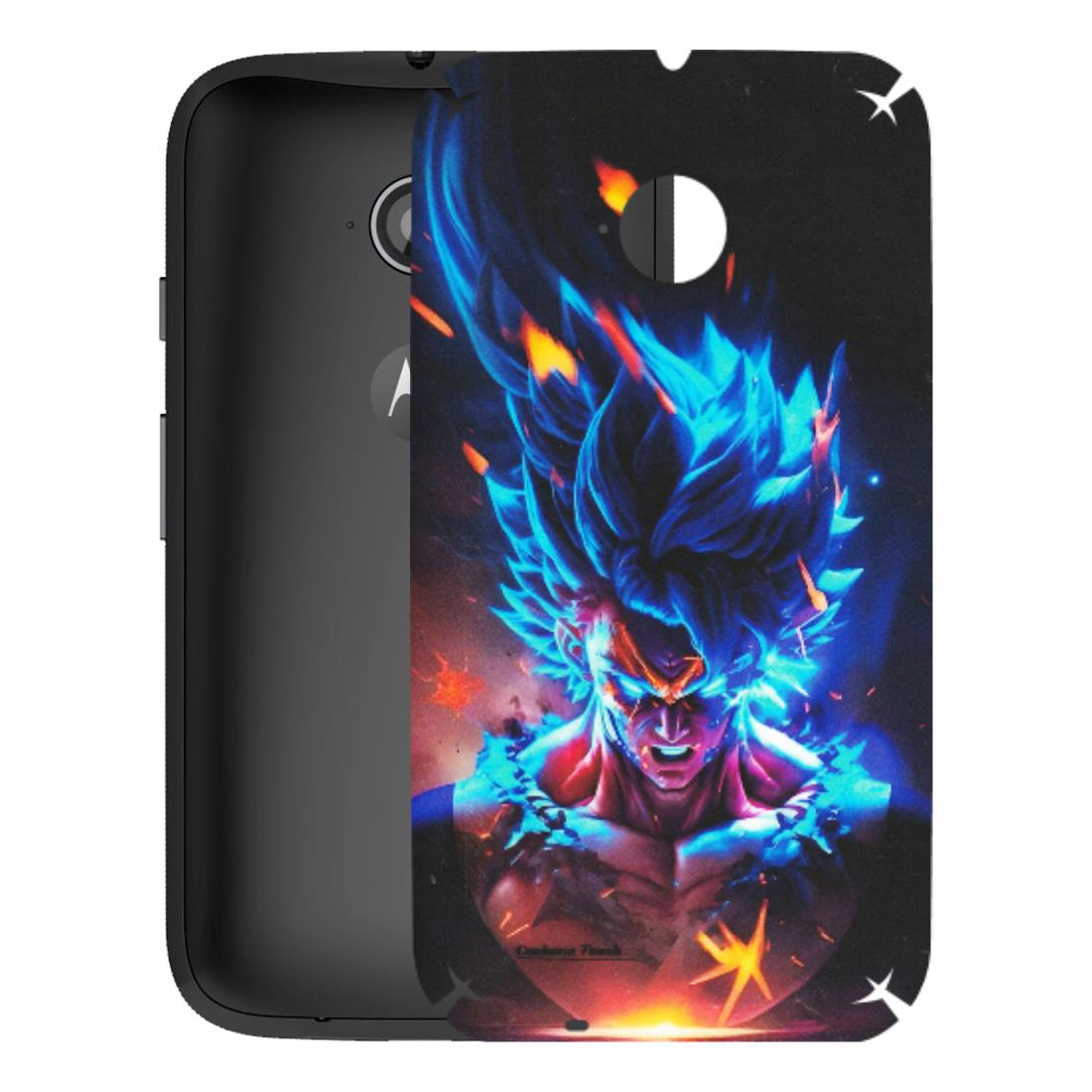 Motorola Phone Skins (All Models) - Angry Goku Dragon Ball Anime - Matte Finish (M-150) Motorola Moto E2
