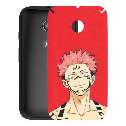 Motorola Phone Skins (All Models) - Ryomen Sukuna Fun Anime - Matte Finish (M-153) Motorola Moto E2