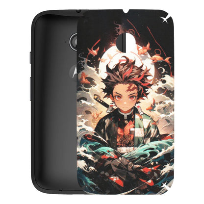 Motorola Phone Skins (All Models) - Tanjiro Demon Slayer Anime - Matte Finish (M-158) Motorola Moto E2