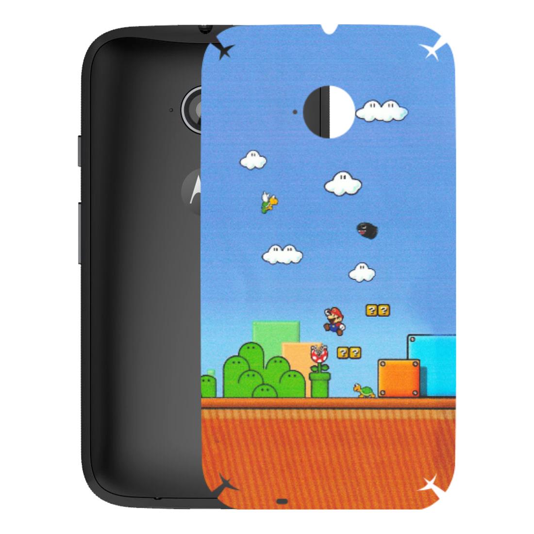 Motorola Phone Skins (All Models) - Mario Game Scene - Matte Finish (M-24) Motorola Moto E2