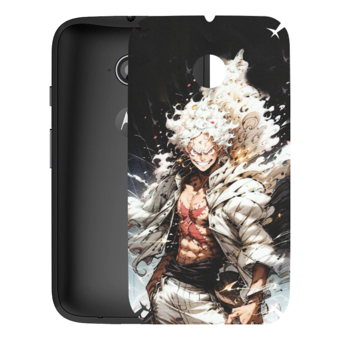 Motorola Phone Skins (All Models) - Anime Angry Classy Character - Matte Finish (M-34) Motorola Moto E2