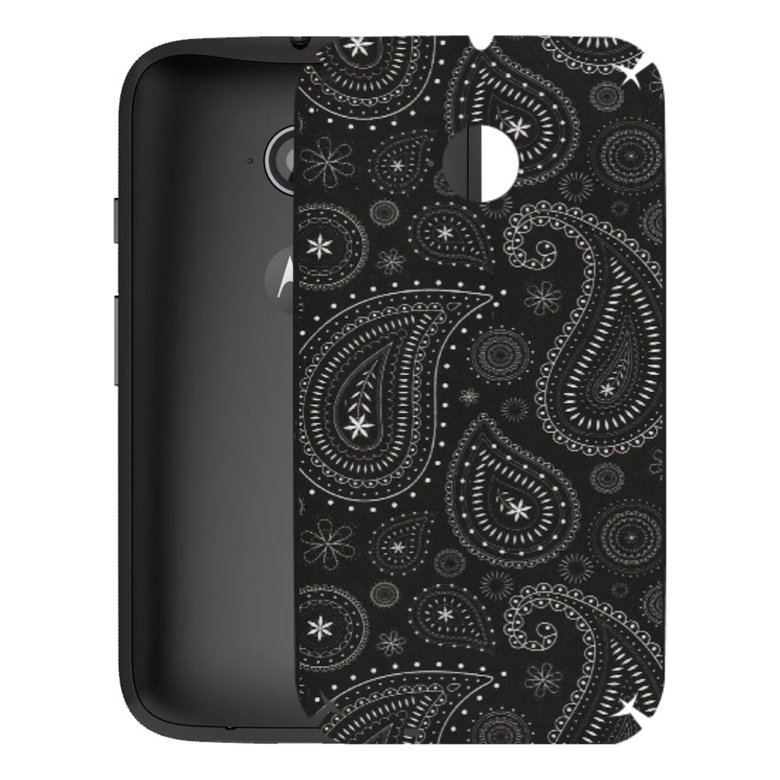 Motorola Phone Skins (All Models) - Black Sober Kerry - Matte Finish (M-37) Motorola Moto E2
