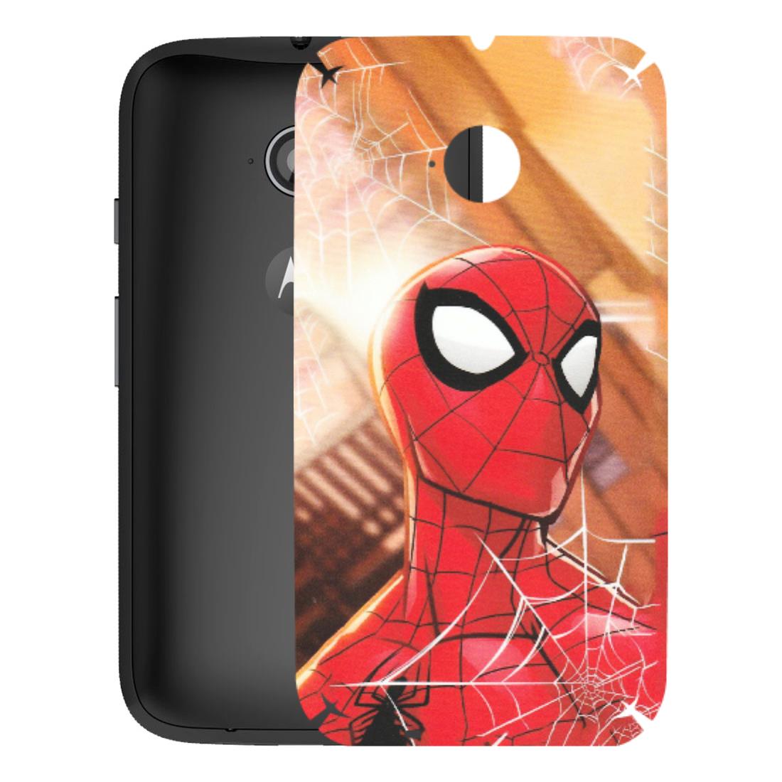 Motorola Phone Skins (All Models) - Spiderman Face New - Matte Finish (M-41) Motorola Moto E2