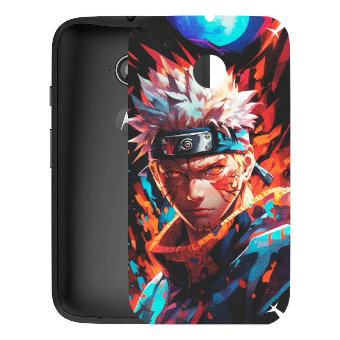 Motorola Phone Skins (All Models) - Anime Ferocious Character - Matte Finish (M-44) Motorola Moto E2