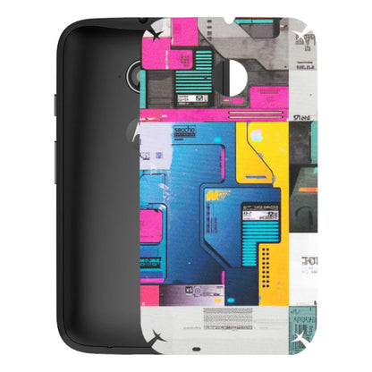Motorola Phone Skins (All Models) - Colourfull Motherboard Internals - Matte Finish (M-55) Motorola Moto E2