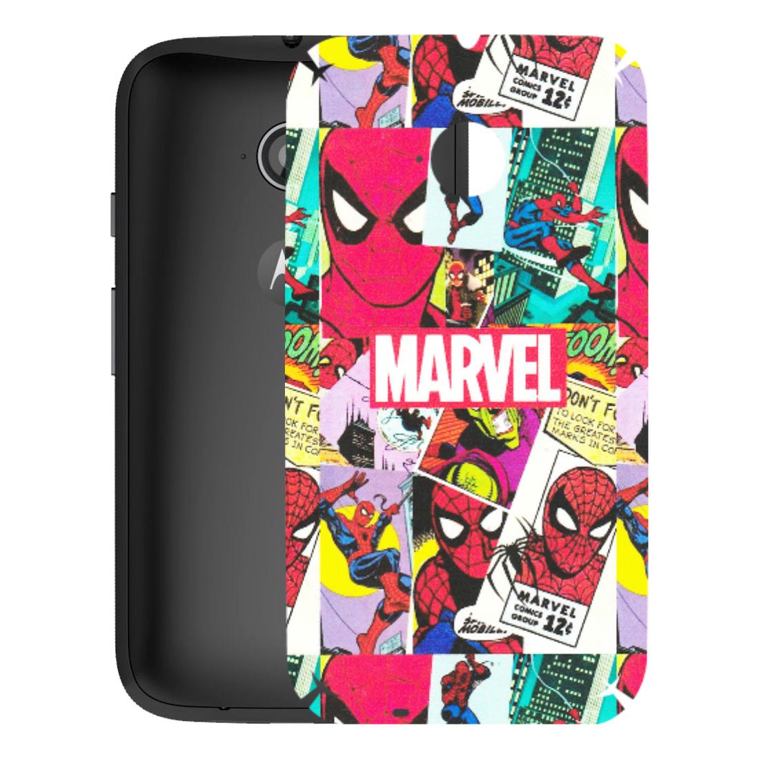 Motorola Phone Skins (All Models) - Marvel Comic Spiderman Grafitti - Matte Finish (M-72) Motorola Moto E2