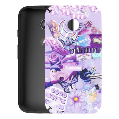 Motorola Phone Skins (All Models) - Supreme Purple Magic - Matte Finish (M-88) Motorola Moto E2