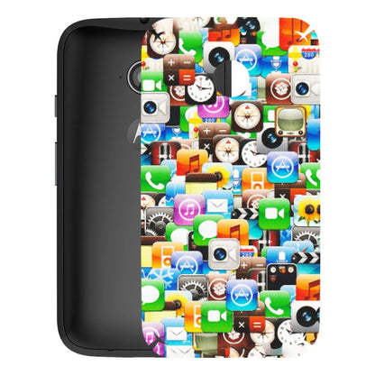 Motorola Phone Skins (All Models) - All Apple Icons - Matte Finish (M-93) Motorola Moto E2