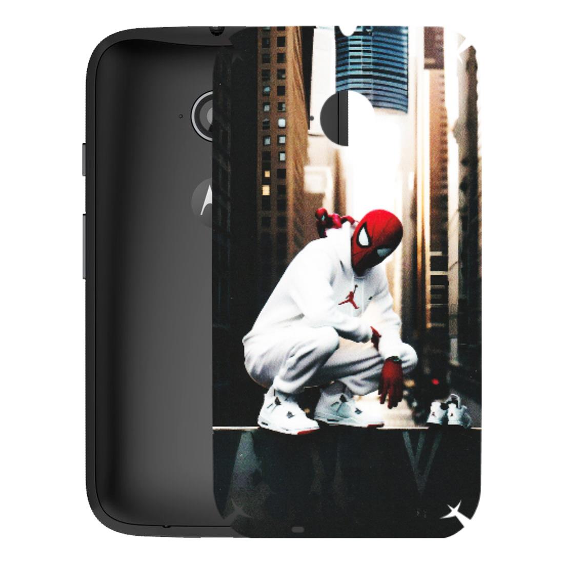 Motorola Phone Skins (All Models) - Sportsman Spider Man - Matte Finish (M-94) Motorola Moto E2