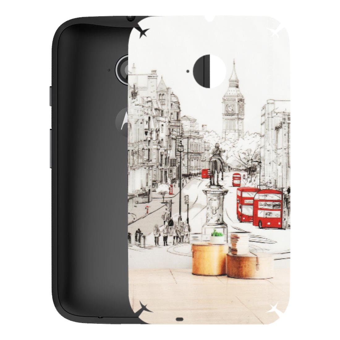 Motorola Phone Skins (All Models) - London Street - Transparent Finish (T-02) Motorola Moto E2