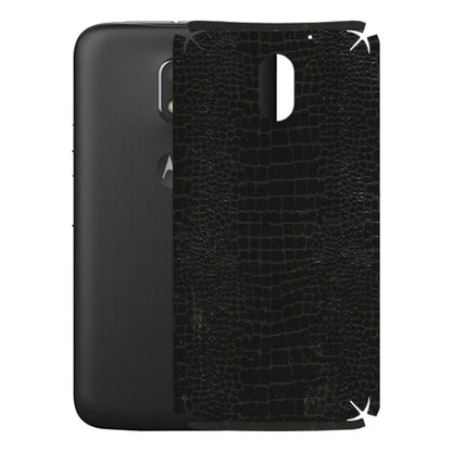Motorola Phone Skins (All Models) - Snake Leather Black - 3D Embossed Finish (L-107) Motorola Moto E3 Power