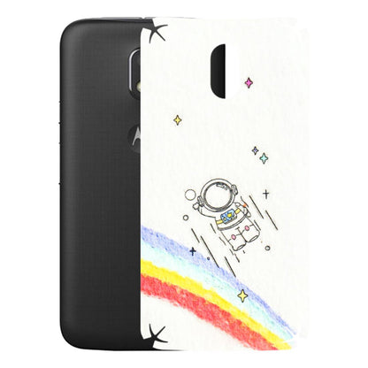 Motorola Phone Skins (All Models) - Milkyway Astronaut - 3D Embossed Finish (L-110) Motorola Moto E3 Power