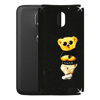Motorola Phone Skins (All Models) - Classy Teddy Bear - 3D Embossed Finish (L-116) Motorola Moto E3 Power
