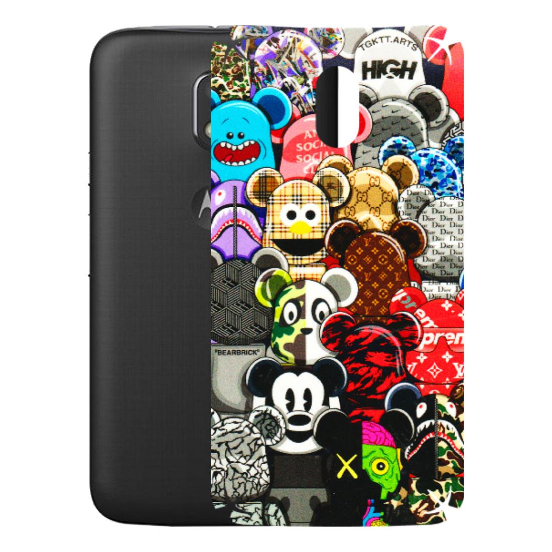 Motorola Phone Skins (All Models) - More Mickey Mouses - 3D Embossed Finish (L-118) Motorola Moto E3 Power