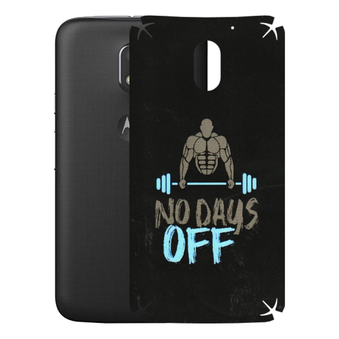 Motorola Phone Skins (All Models) - Gym Lover - 3D Embossed Finish (L-127) Motorola Moto E3 Power