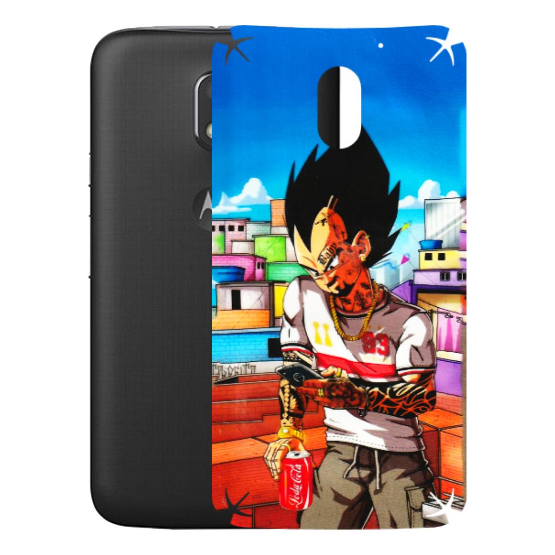 Motorola Phone Skins (All Models) - Vegeta - 3D Embossed Finish (L-136) Motorola Moto E3 Power