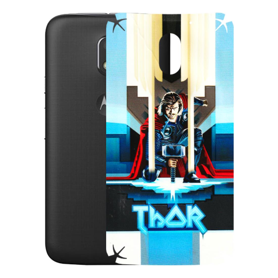 Motorola Phone Skins (All Models) - Thor - 3D Embossed Finish (L-137) Motorola Moto E3 Power