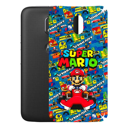 Motorola Phone Skins (All Models) - Super Mario Kart - 3D Embossed Finish (L-140) Motorola Moto E3 Power
