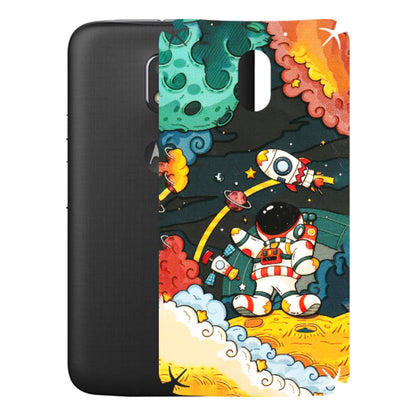 Motorola Phone Skins (All Models) - Astronauts & Spaceship - 3D Embossed Finish (L-145) Motorola Moto E3 Power