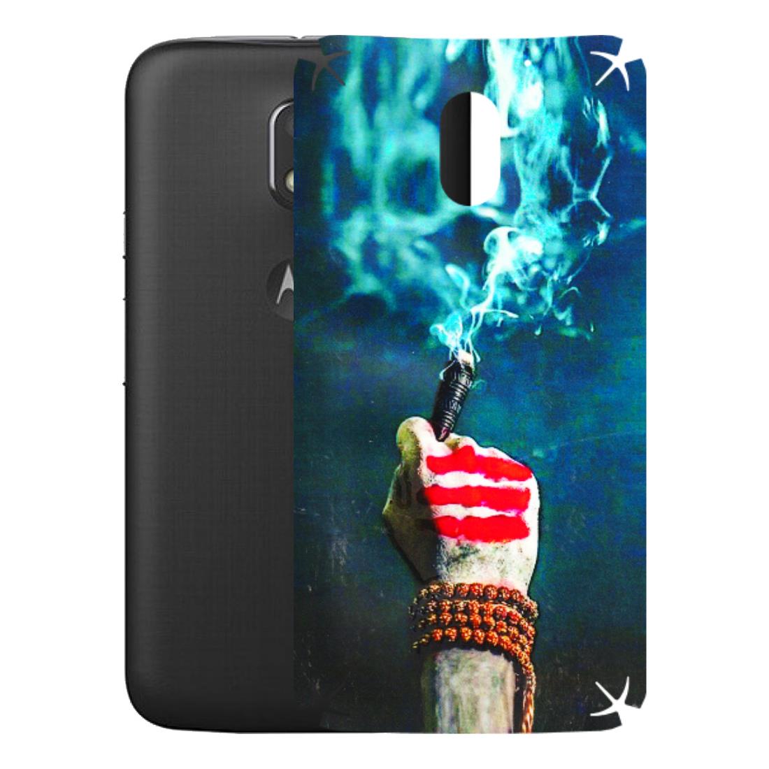 Motorola Phone Skins (All Models) - Mahadev Bhakt - 3D Embossed Finish (L-146) Motorola Moto E3 Power