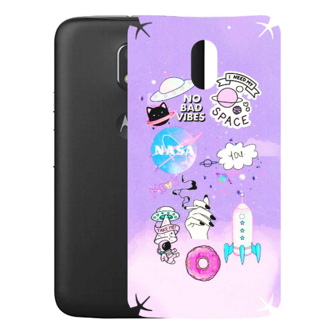 Motorola Phone Skins (All Models) - I Need My Nasa Skin - 3D Embossed Finish (L-149) Motorola Moto E3 Power