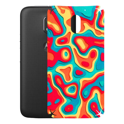 Motorola Phone Skins (All Models) - Abstract Swirl - 3D Embossed Finish (L-150) Motorola Moto E3 Power