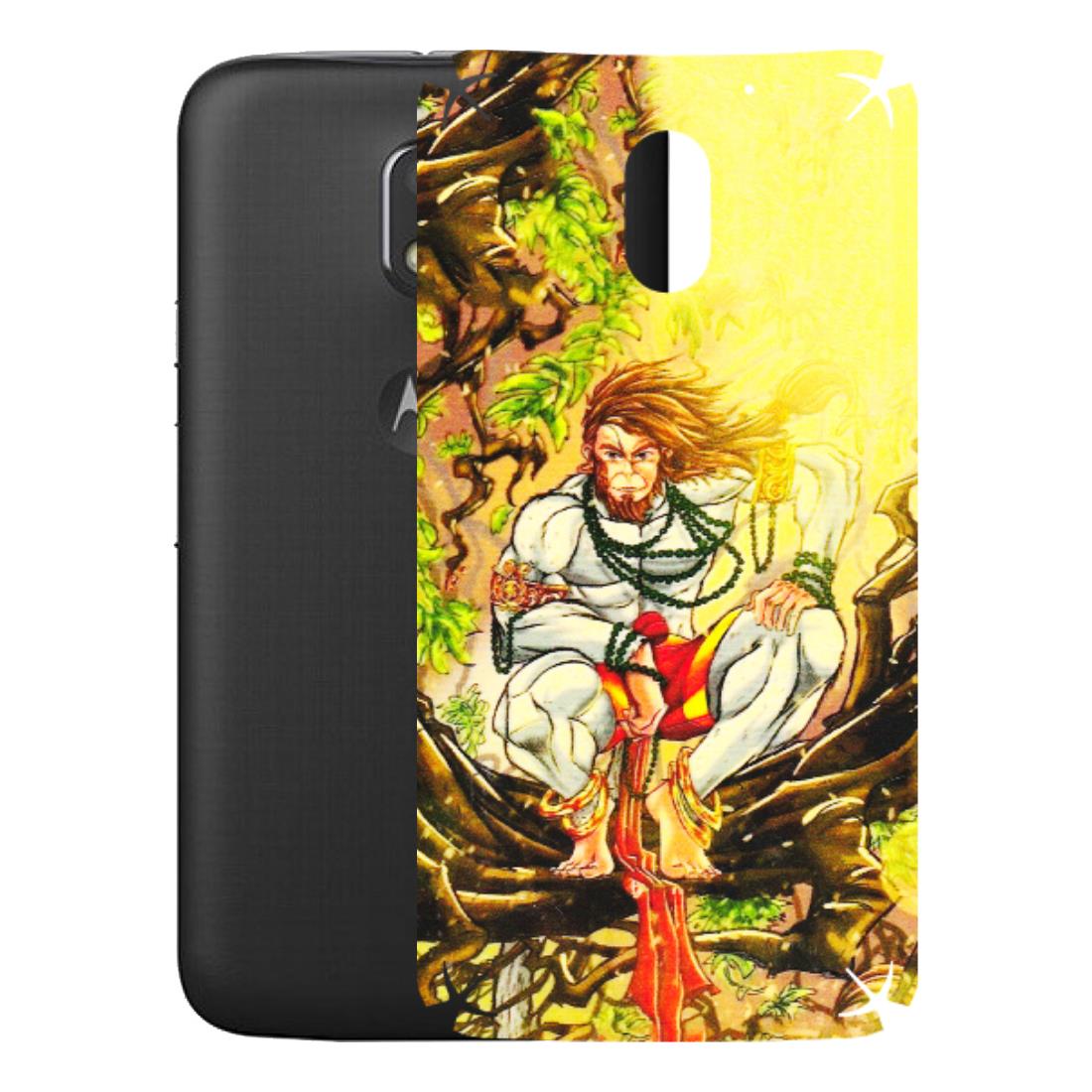 Motorola Phone Skins (All Models) - Lord Hanuman - 3D Embossed Finish (L-152) Motorola Moto E3 Power
