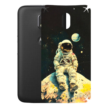 Motorola Phone Skins (All Models) - Astronaut in Space - 3D Embossed Finish (L-16) Motorola Moto E3 Power