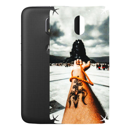 Motorola Phone Skins (All Models) - Jai Adiyogi Mahakaal - 3D Embossed Finish (L-164) Motorola Moto E3 Power