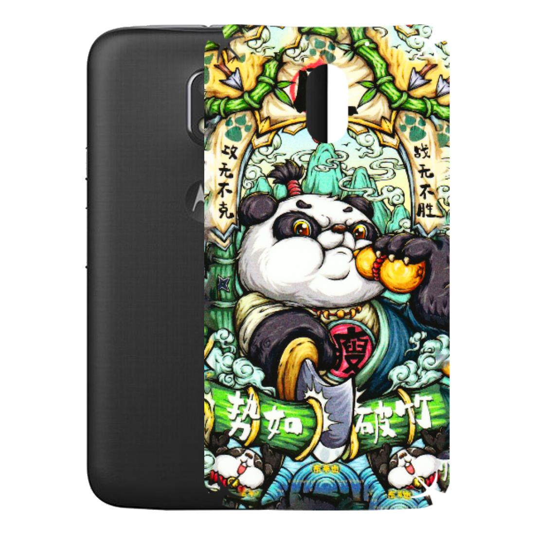 Motorola Phone Skins (All Models) - Royal Rich Panda - 3D Embossed Finish (L-170) Motorola Moto E3 Power
