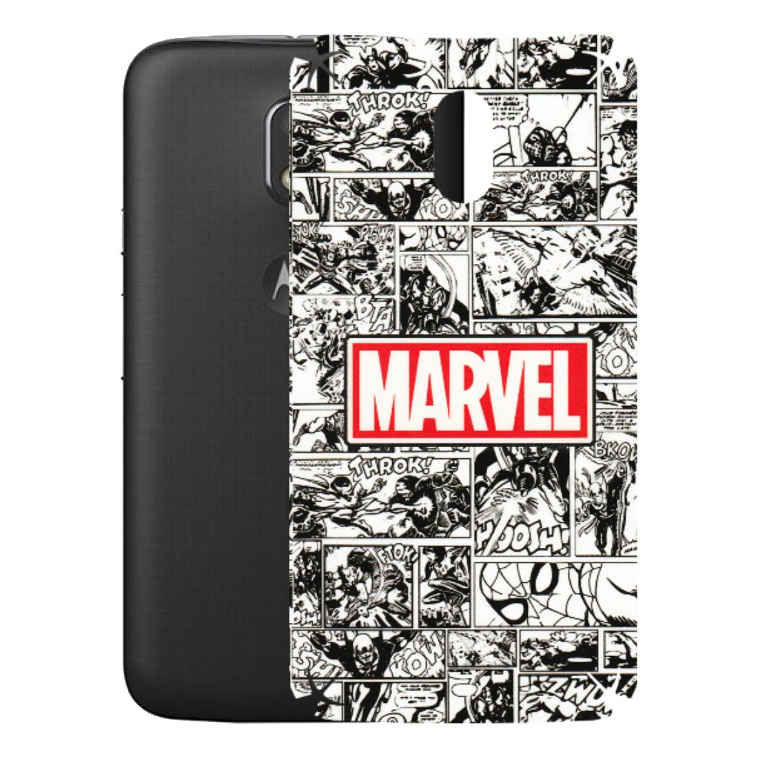 Motorola Phone Skins (All Models) - Marvel Comic - 3D Embossed Finish (L-171) Motorola Moto E3 Power