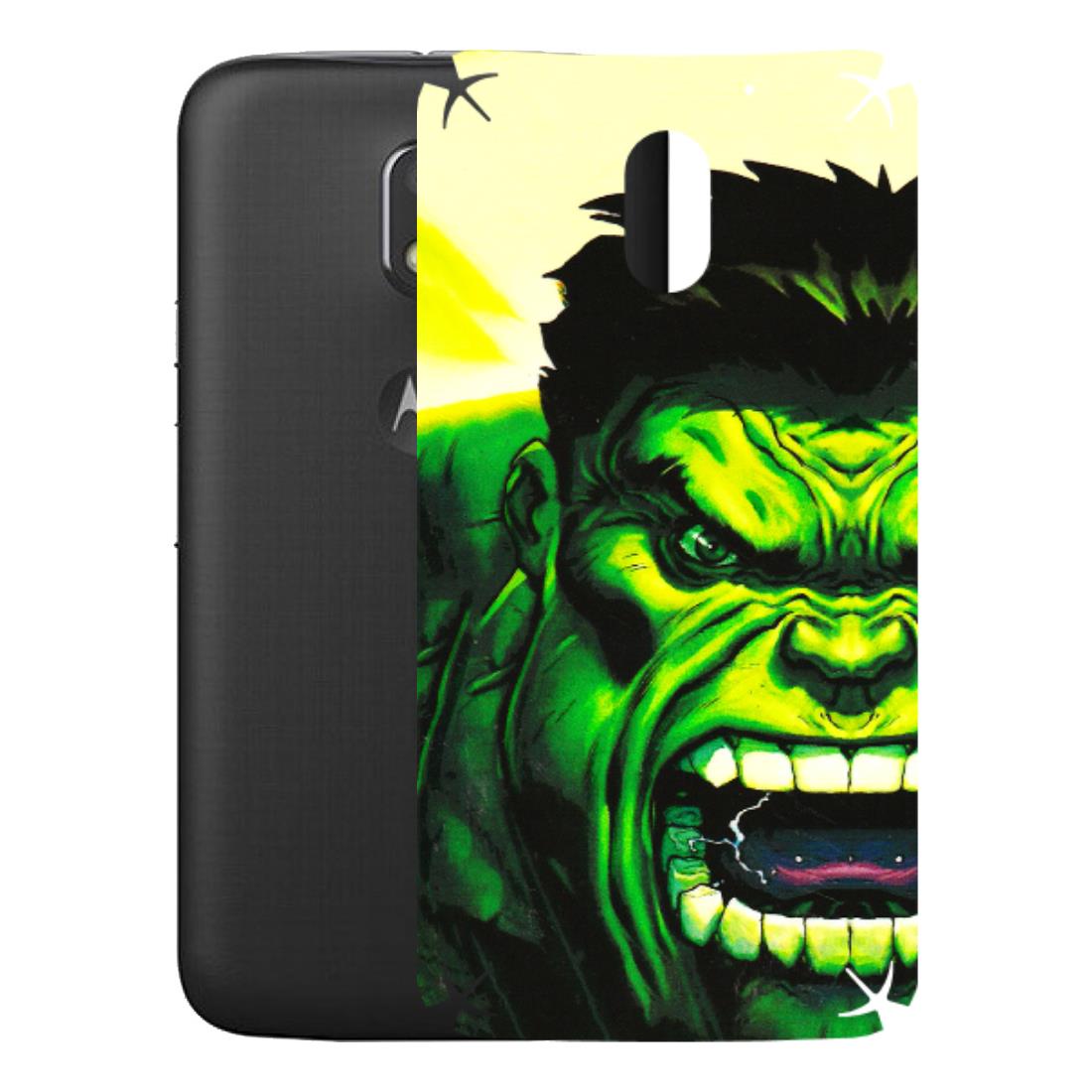 Motorola Phone Skins (All Models) - Hulk - 3D Embossed Finish (L-180) Motorola Moto E3 Power