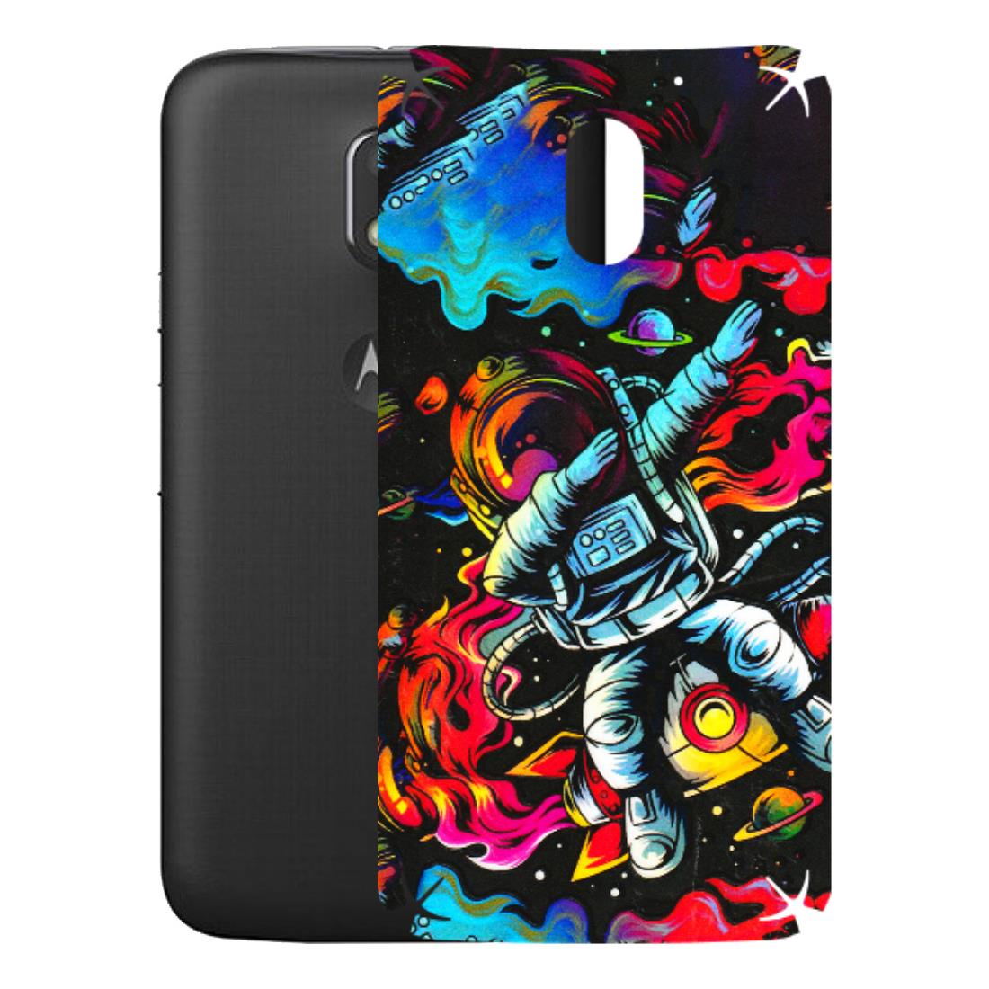 Motorola Phone Skins (All Models) - Astronaut Dope - 3D Embossed Finish (L-191) Motorola Moto E3 Power