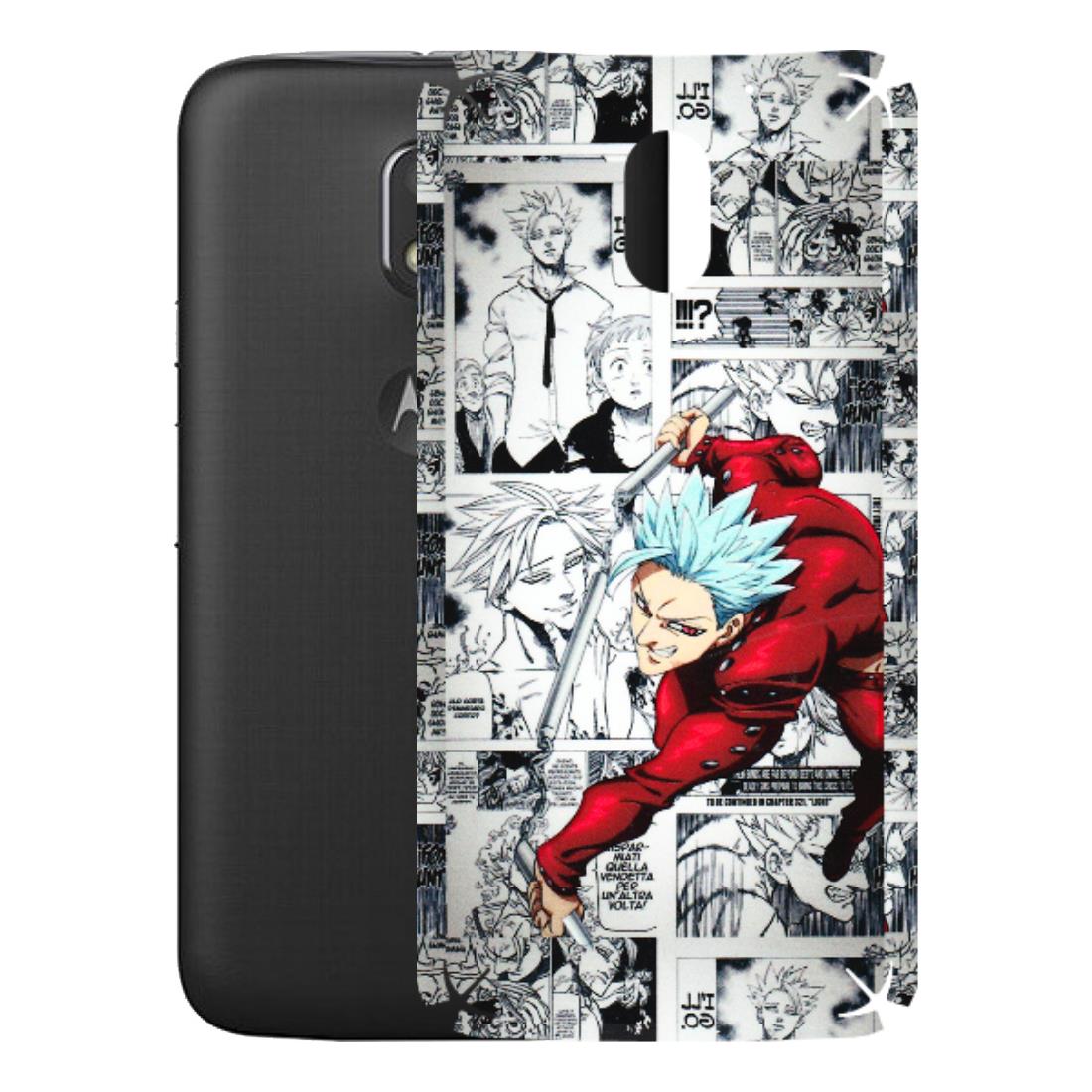 Motorola Phone Skins (All Models) - Anime Comic - 3D Embossed Finish (L-192) Motorola Moto E3 Power