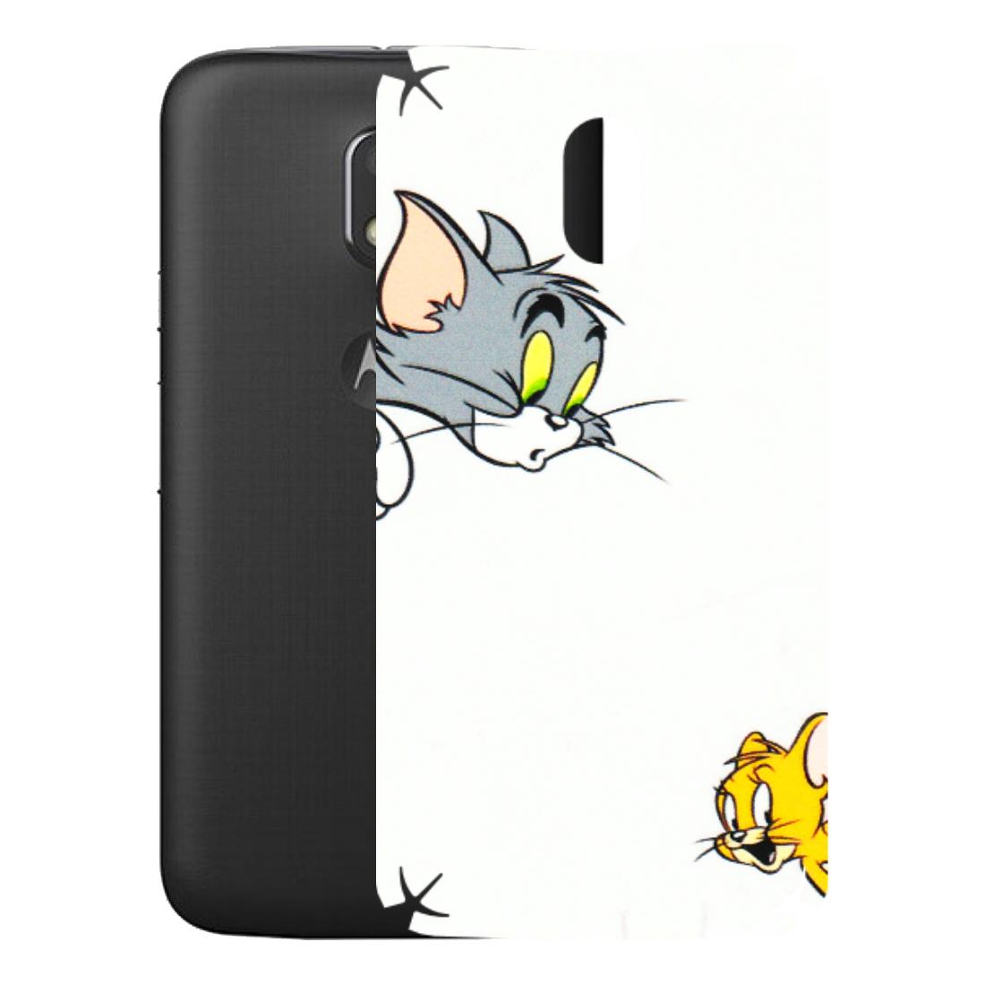 Motorola Phone Skins (All Models) - Cute Tom And Jerry - 3D Embossed Finish (L-220) Motorola Moto E3 Power