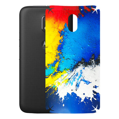 Motorola Phone Skins (All Models) - Acrylic Paint Spill - 3D Embossed Finish (L-229) Motorola Moto E3 Power