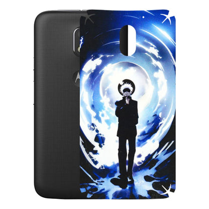 Motorola Phone Skins (All Models) - Satoru Gojo Dark Blue - 3D Embossed Finish (L-235) Motorola Moto E3 Power