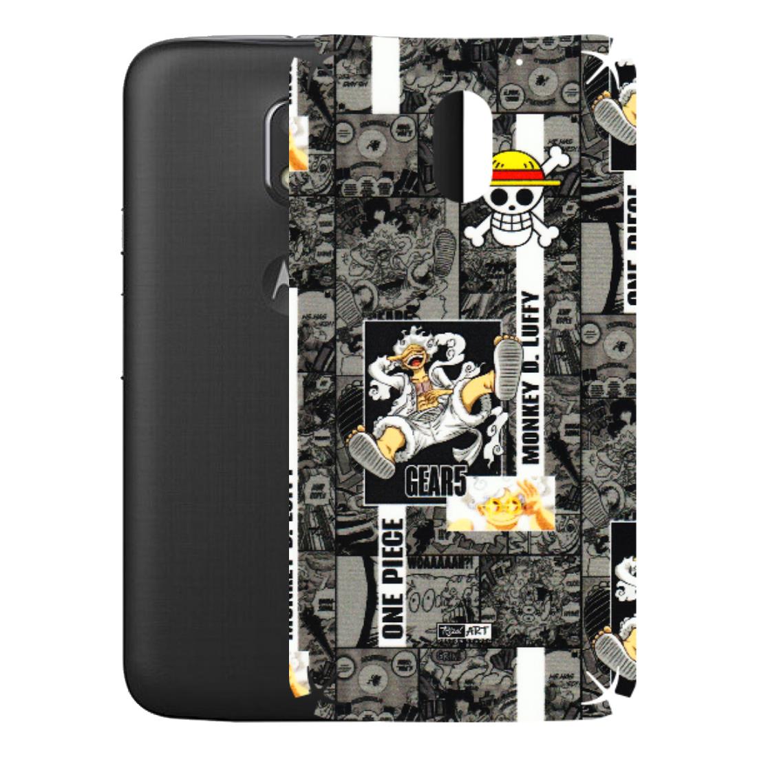 Motorola Phone Skins (All Models) - Cuffy Anime MonkeyCamic - 3D Embossed Finish (L-242) Motorola Moto E3 Power