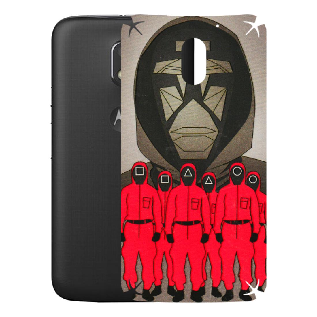 Motorola Phone Skins (All Models) - Squid Game Hero - 3D Embossed Finish (L-245) Motorola Moto E3 Power