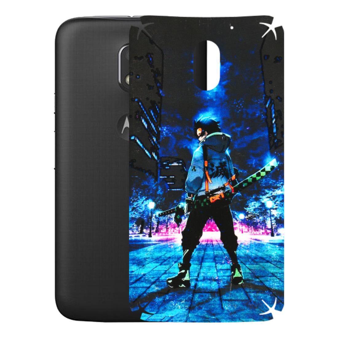 Motorola Phone Skins (All Models) - Demon Slayer Sword - 3D Embossed Finish (L-247) Motorola Moto E3 Power