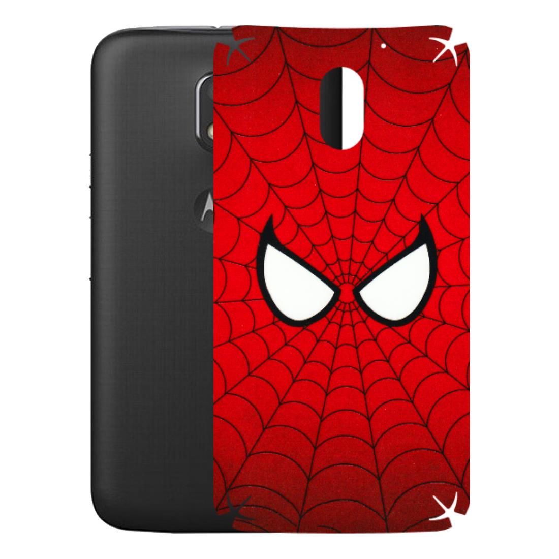 Motorola Phone Skins (All Models) - Spidey Eyes - 3D Embossed Finish (L-257) Motorola Moto E3 Power