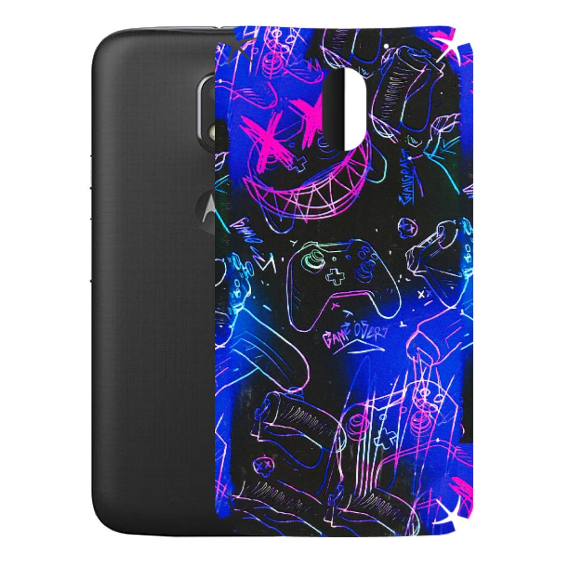 Motorola Phone Skins (All Models) - Gamers Paradise - 3D Embossed Finish (L-258) Motorola Moto E3 Power