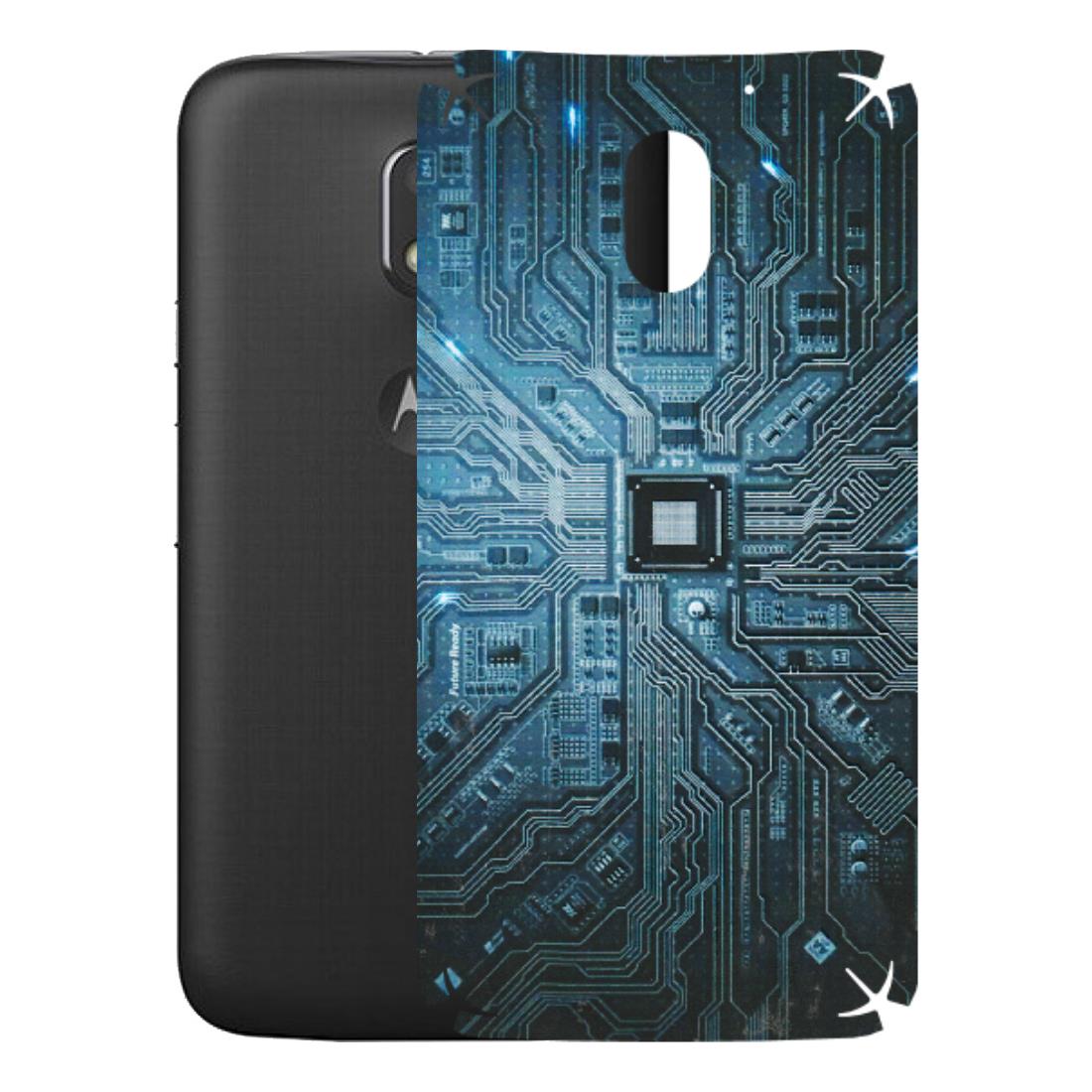 Motorola Phone Skins (All Models) - Original Circuit - 3D Embossed Finish (L-267) Motorola Moto E3 Power